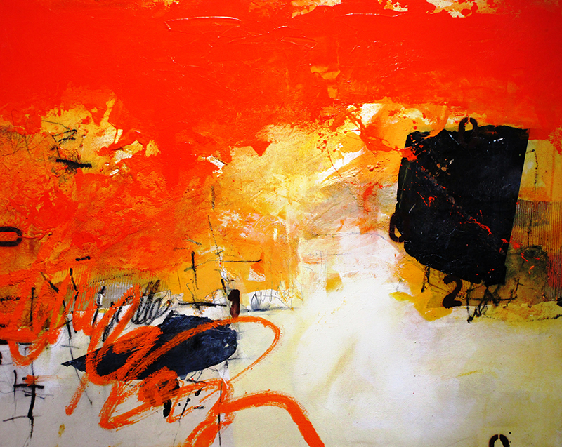 Ohne Titel, Nr.4, 2012;Mischtechnik auf Leinwand,;80 x 100 cm;Preis auf Anfrage - Galerie Wroblowski